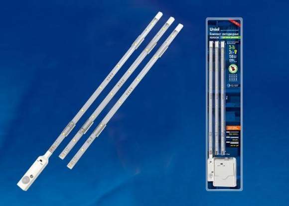 Мебельный светодиодный светильник (UL-00002889) Uniel ULM-F42-3W/4200K Sensor IP20 White Мебельный светодиодный светильник (UL-00002889) Uniel ULM-F42-3W/4200K Sensor IP20 White