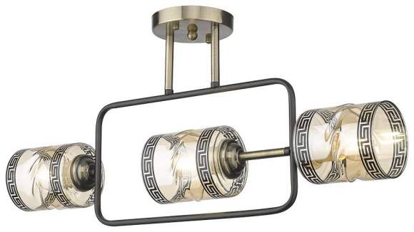 Потолочный светильник с лампочками Velante 215-507-03+Lamps E27 P45