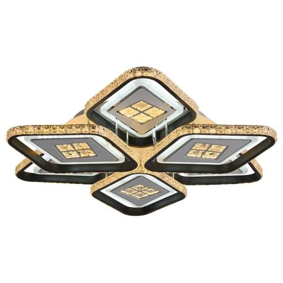 Светодиодная диммируемая люстра с ПДУ Profit Light 8054/3+3 WHT+BLK 324W Светодиодная диммируемая люстра с ПДУ Profit Light 8054/3+3 WHT+BLK 324W