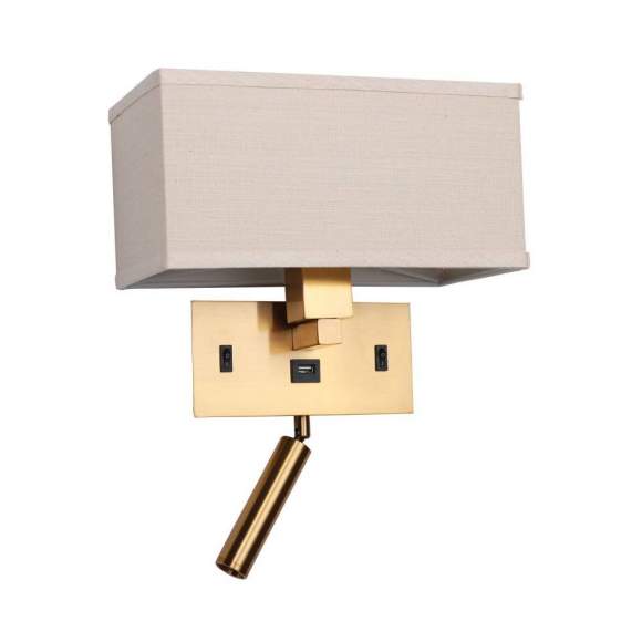 Бра с LED подсветкой Favourite Lectio с лампочкой 2225-2W+Lamps E27 Свеча