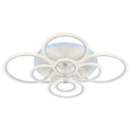 Светодиодная диммируемая люстра с ПДУ Profit Light 8076/8 WHT 212W+15W RGB