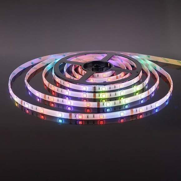 5м. Светодиодная лента RGB 5050, 14,4W, 24V, 60LED/m, IP20 Elektrostandard (a052977)