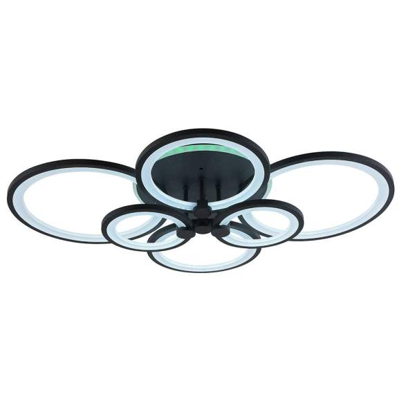 Светодиодная диммируемая люстра с ПДУ Profit Light 8077/6 GRP 168W+8W RGB Светодиодная диммируемая люстра с ПДУ Profit Light 8077/6 GRP 168W+8W RGB