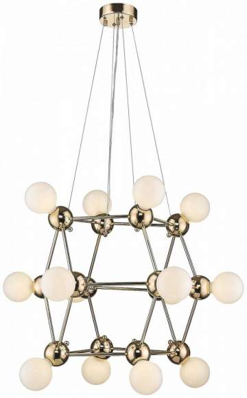 Люстра подвесная Wertmark Gitter с поддержкой Алиса WE234.14.303-A