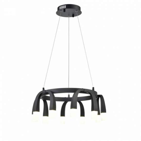Люстра светодиодная подвесная Vele Luce Negro VL7102P10 Люстра светодиодная подвесная Vele Luce Negro VL7102P10