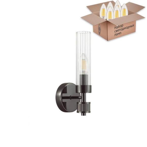 Бра Lumion Kamilla с лампочкой 5275/1W+Lamps E14 Свеча Бра Lumion Kamilla с лампочкой 5275/1W+Lamps E14 Свеча