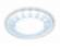 Встраиваемый светильник с LED подсветкой Ambrella light G214 WH/CH/CLD
