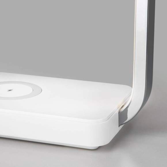 Светодиодная настольная лампа с беспроводной зарядкой QI Евросвет Frame 80502/1 хром a047190