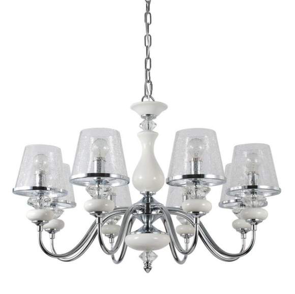 Подвесная люстра Crystal Lux с лампочками Betis SP-PL8+Lamps E14 P45