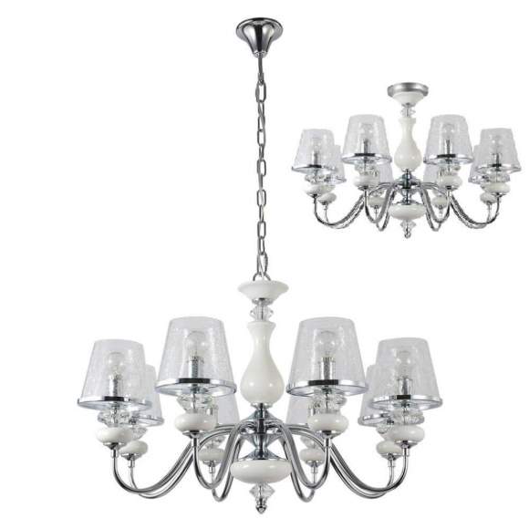Подвесная люстра Crystal Lux с лампочками Betis SP-PL8+Lamps E14 P45