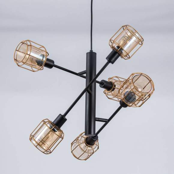 Люстра подвесная Citilux Таверна CL542162 Черный+Бронза Люстра подвесная Citilux Таверна CL542162 Черный+Бронза
