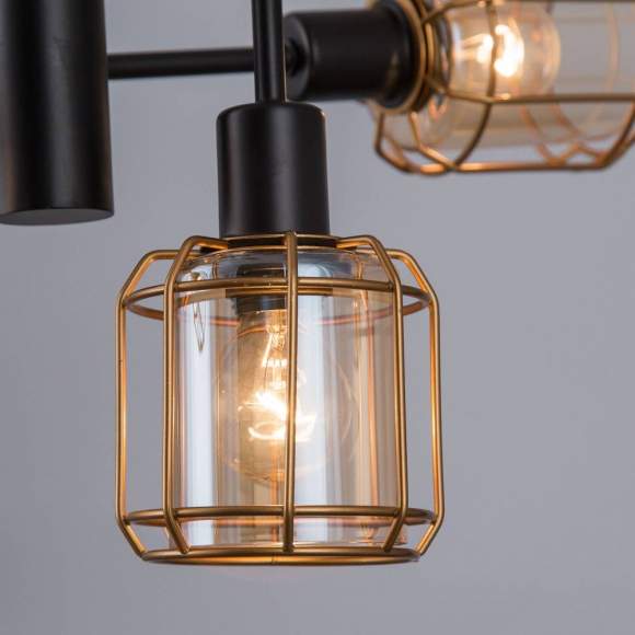 Люстра подвесная Citilux Таверна CL542162 Черный+Бронза Люстра подвесная Citilux Таверна CL542162 Черный+Бронза