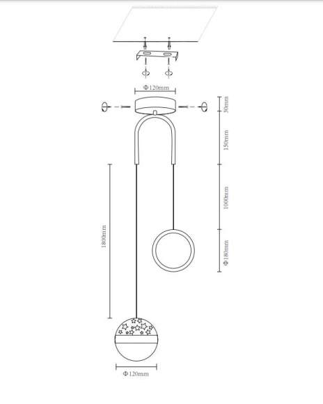 Подвесной светильник Velante 431-306-02 Подвесной светильник Velante 431-306-02