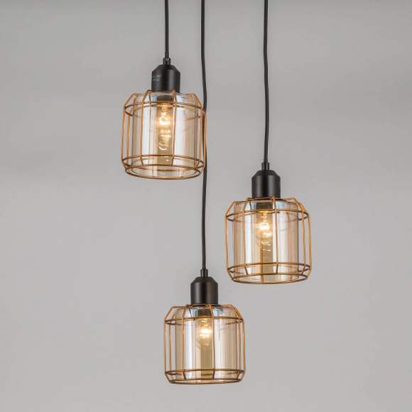 Подвесной светильник Citilux Таверна CL542232 Черный+Бронза Подвесной светильник Citilux Таверна CL542232 Черный+Бронза