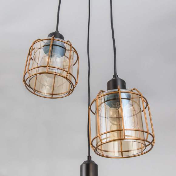 Подвесной светильник Citilux Таверна CL542232 Черный+Бронза Подвесной светильник Citilux Таверна CL542232 Черный+Бронза