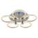 Светодиодная диммируемая люстра с ПДУ Profit Light 8024/5 CHR 90W+8W RGB