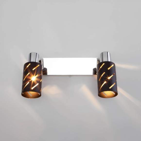 Спот Евросвет Fente 20090/2 черный/хром (a050199) Спот Евросвет Fente 20090/2 черный/хром (a050199)