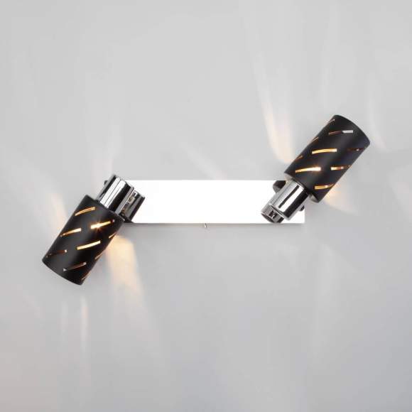 Спот Евросвет Fente 20090/2 черный/хром (a050199) Спот Евросвет Fente 20090/2 черный/хром (a050199)