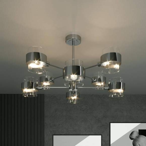 Потолочная люстра ЕВРОСВЕТ Arcada 70127/8 хром (a056958) Потолочная люстра ЕВРОСВЕТ Arcada 70127/8 хром (a056958)