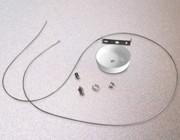 Комплект подвесной для однофазного трека 1м. Ambrella light Track System GL7032 WH