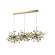 Подвесной светильник Crystal Lux с поддержкой Маруся GARDEN SP3х3 L1200 GOLD-М