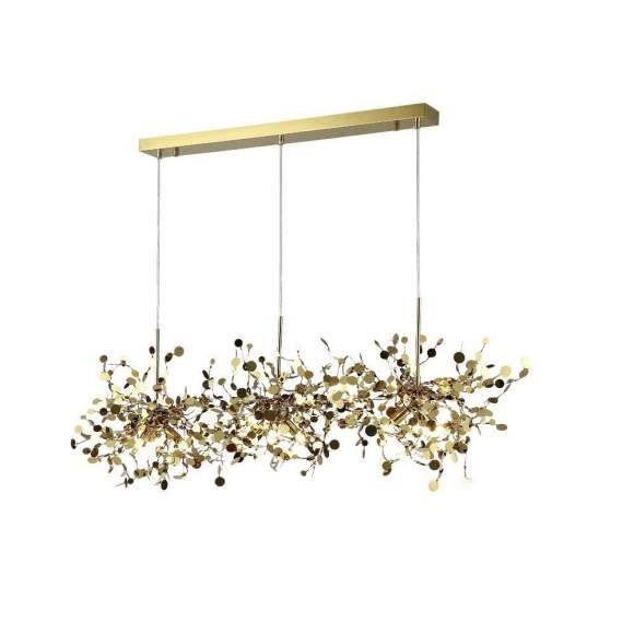 Подвесной светильник Crystal Lux с поддержкой Маруся GARDEN SP3х3 L1200 GOLD-М
