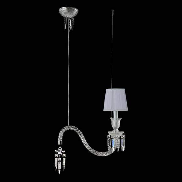Подвесной светильник Crystal Lux с лампочкой PRINCESS SP1+Lamps E14 Свеча Подвесной светильник Crystal Lux с лампочкой PRINCESS SP1+Lamps E14 Свеча