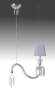 Подвесной светильник Crystal Lux с лампочкой PRINCESS SP1+Lamps E14 Свеча