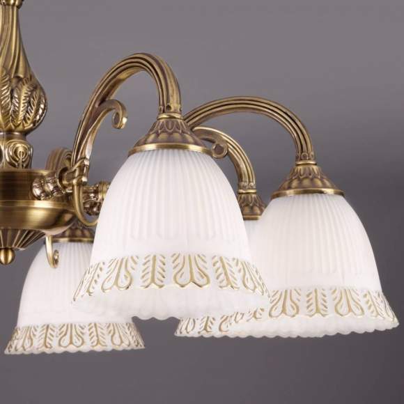 Потолочная люстра на штанге Eurosvet Campina 60107/8 античная бронза Потолочная люстра на штанге Eurosvet Campina 60107/8 античная бронза