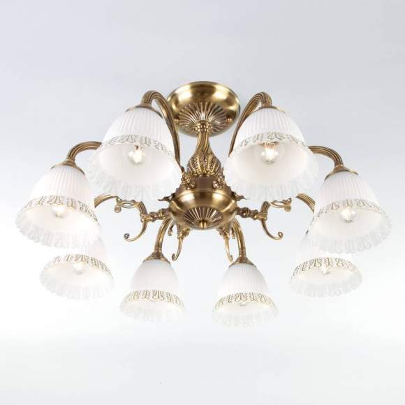 Потолочная люстра на штанге Eurosvet Campina 60107/8 античная бронза Потолочная люстра на штанге Eurosvet Campina 60107/8 античная бронза