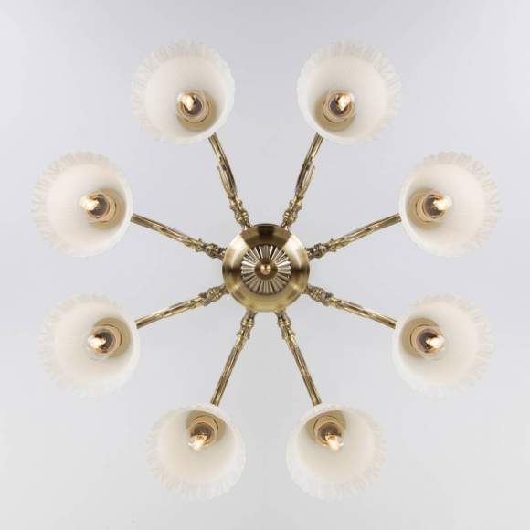 Потолочная люстра на штанге Eurosvet Campina 60107/8 античная бронза Потолочная люстра на штанге Eurosvet Campina 60107/8 античная бронза