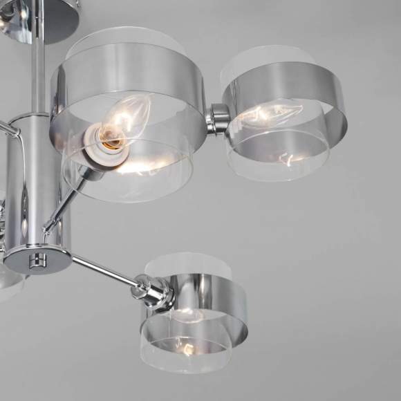 Потолочная люстра ЕВРОСВЕТ Arcada 70127/6 хром (a056957) Потолочная люстра ЕВРОСВЕТ Arcada 70127/6 хром (a056957)