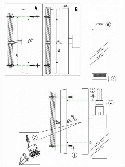 Подсветка для зеркал Odeon Light Tingi 2660/2W Подсветка для зеркал Odeon Light Tingi 2660/2W