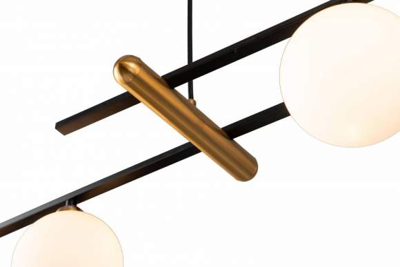 Подвесной светильник Opaco Indigo 11015/4P Black Подвесной светильник Opaco Indigo 11015/4P Black