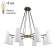 Подвесная люстра с лампочками Favourite Vision 2763-8P+Lamps E14 Свеча