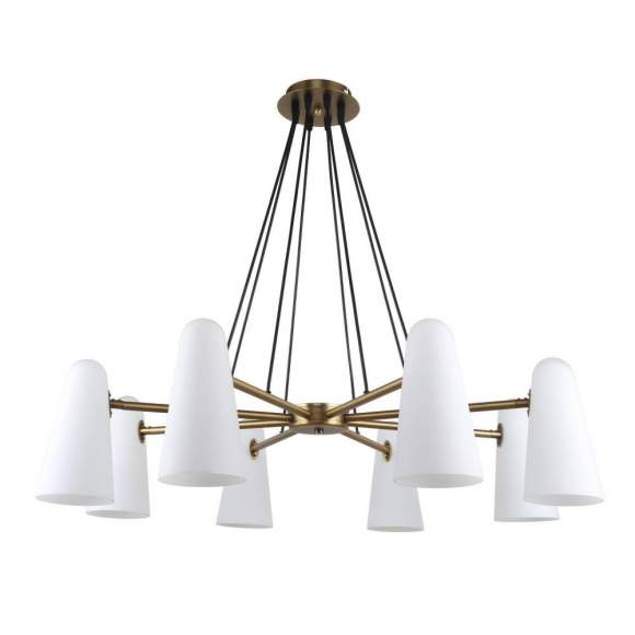 Подвесная люстра с лампочками Favourite Vision 2763-8P+Lamps E14 Свеча Подвесная люстра с лампочками Favourite Vision 2763-8P+Lamps E14 Свеча