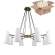 Подвесная люстра с лампочками Favourite Vision 2763-8P+Lamps E14 Свеча