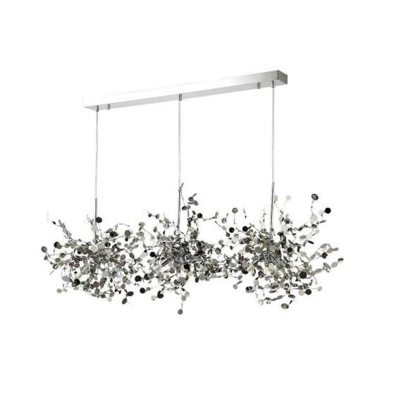 Подвесной светильник Crystal Lux с поддержкой Маруся GARDEN SP3х3 L1200 CHROME-М