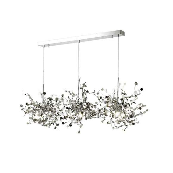 Подвесной светильник Crystal Lux с поддержкой Маруся GARDEN SP3х3 L1200 CHROME-М