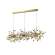 Подвесной светильник Crystal Lux с поддержкой Алиса GARDEN SP3х3 L1200 GOLD-А