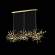 Подвесной светильник Crystal Lux с поддержкой Алиса GARDEN SP3х3 L1200 GOLD-А