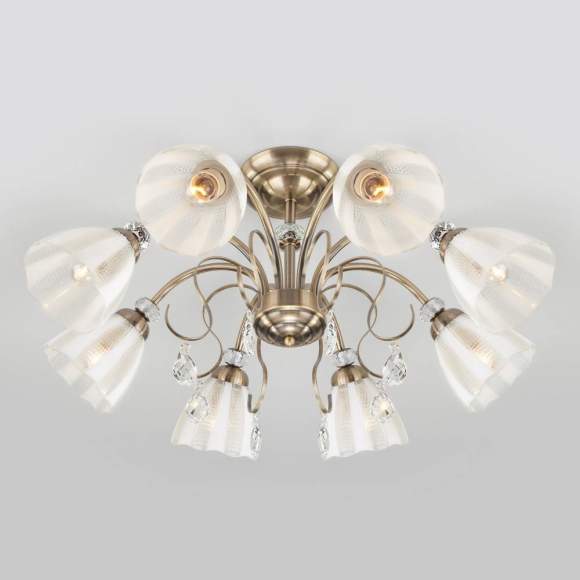 Люстра потолочная Евросвет Floranse 30155/8 античная бронза a044825 Люстра потолочная Евросвет Floranse 30155/8 античная бронза a044825