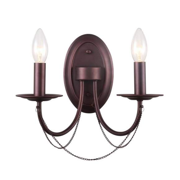 Бра F-Promo Plini с лампочками 2590-2W+Lamps E14 Свеча