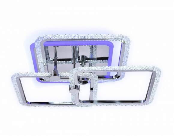 Потолочная светодиодная люстра с пультом д/у Ambrella light Acrylica FA536