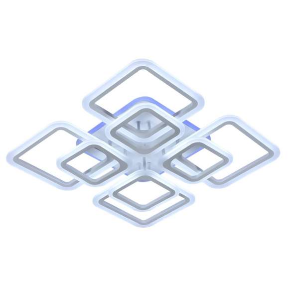 Светодиодная люстра с ПДУ Profit Light 8075/4+4 WHT 176W+10W RGB