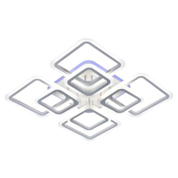 Светодиодная люстра с ПДУ Profit Light 8075/4+4 WHT 176W+10W RGB