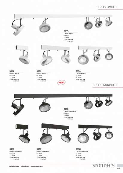 6956 Спот Nowodvorski CROSS GRAPHITE I