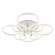 Светодиодная диммируемая люстра с ПДУ Profit Light 8024/4+4 WHT 186W+8W RGB