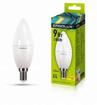 Светодиодная лампа E14 9W 3000K Ergolux LED-C35-9W-E14-3K 13167 Светодиодная лампа E14 9W 3000K Ergolux LED-C35-9W-E14-3K 13167