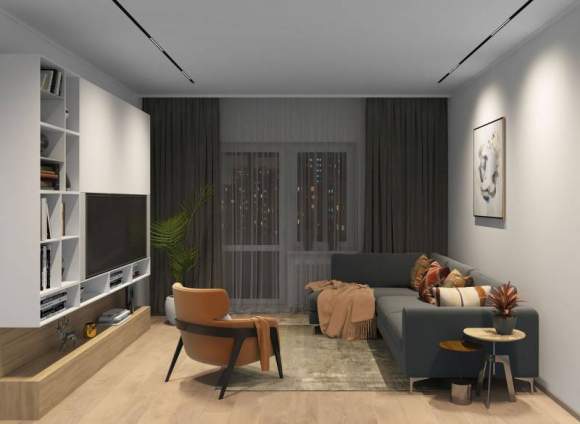 Трековый светильник 18W 3000-6000К для магнитного шинопровода Denkirs DK8002-BK